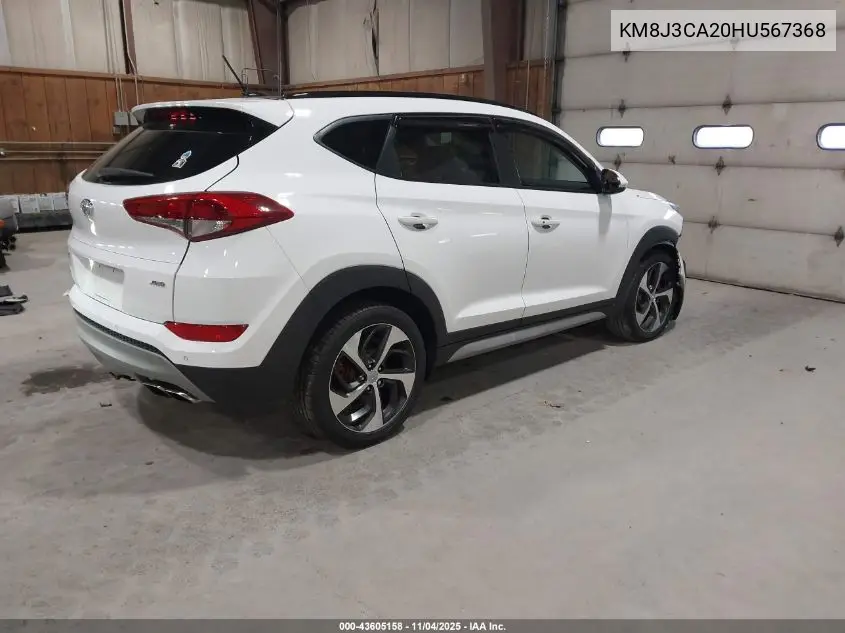 KM8J3CA20HU567368 2017 Hyundai Tucson Value