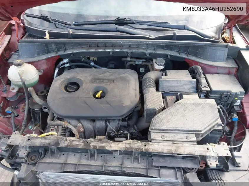 KM8J33A46HU252690 2017 Hyundai Tucson Se