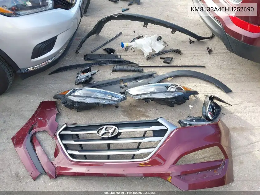 KM8J33A46HU252690 2017 Hyundai Tucson Se