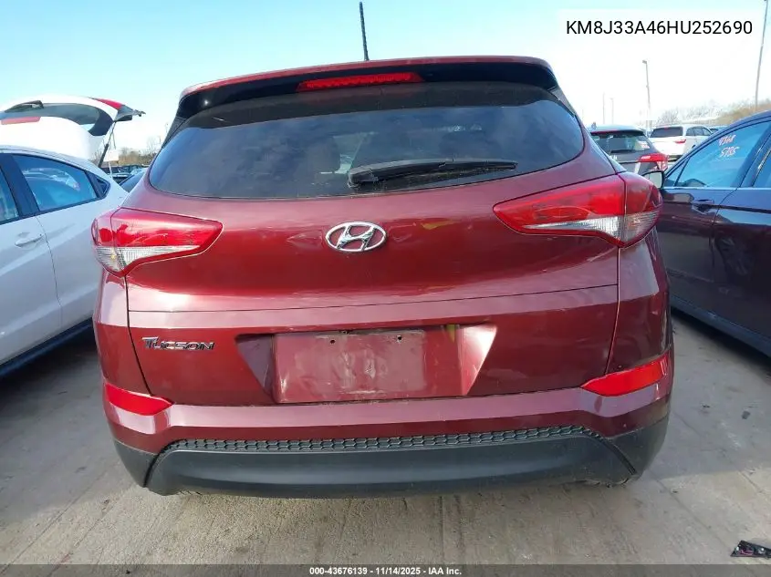 KM8J33A46HU252690 2017 Hyundai Tucson Se