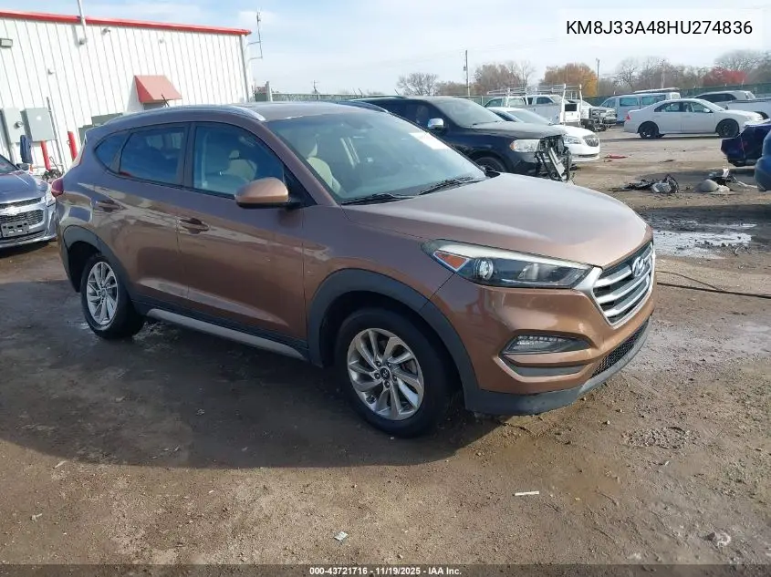 KM8J33A48HU274836 2017 Hyundai Tucson Se