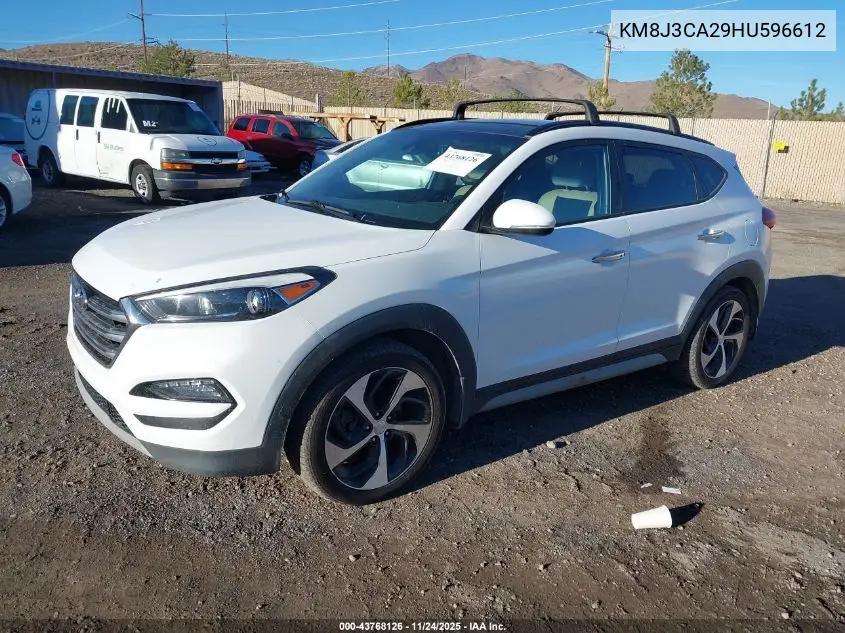 KM8J3CA29HU596612 2017 Hyundai Tucson Limited