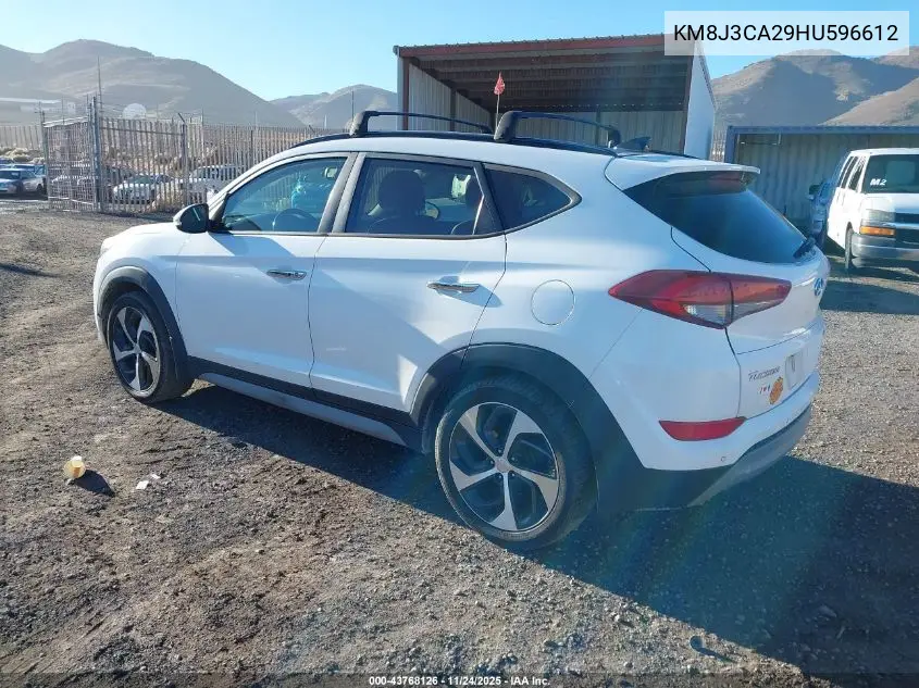 KM8J3CA29HU596612 2017 Hyundai Tucson Limited