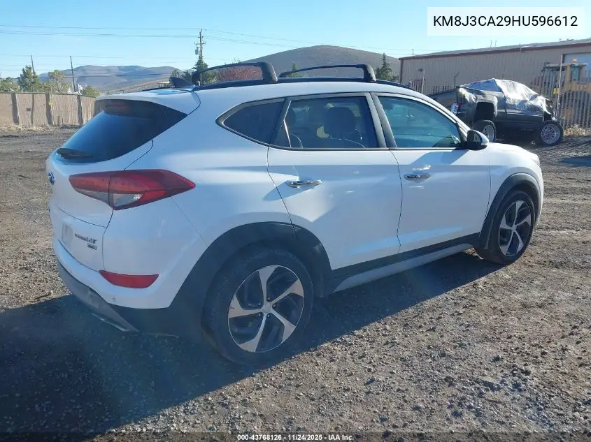 KM8J3CA29HU596612 2017 Hyundai Tucson Limited