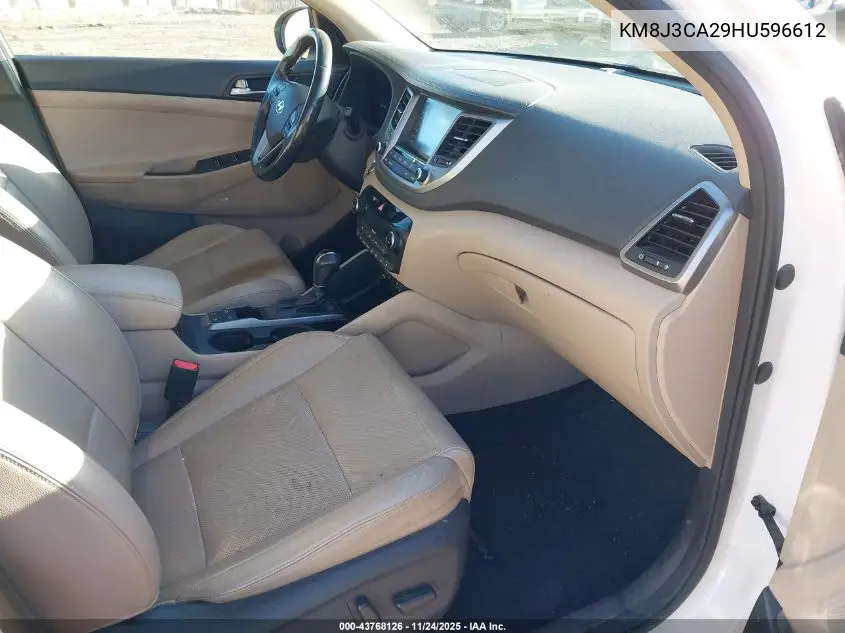 KM8J3CA29HU596612 2017 Hyundai Tucson Limited