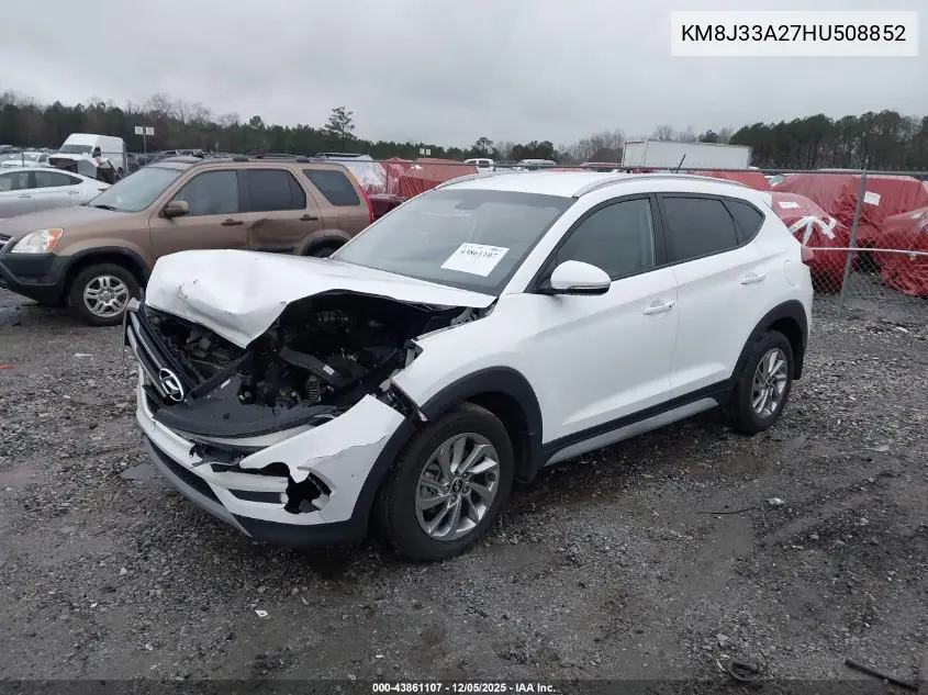 KM8J33A27HU508852 2017 Hyundai Tucson Sport