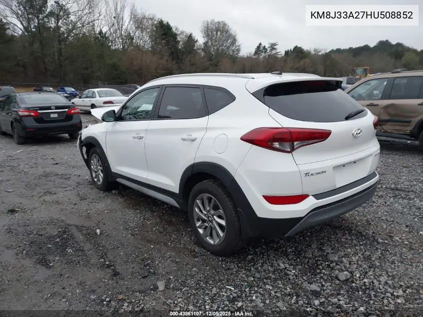 KM8J33A27HU508852 2017 Hyundai Tucson Sport