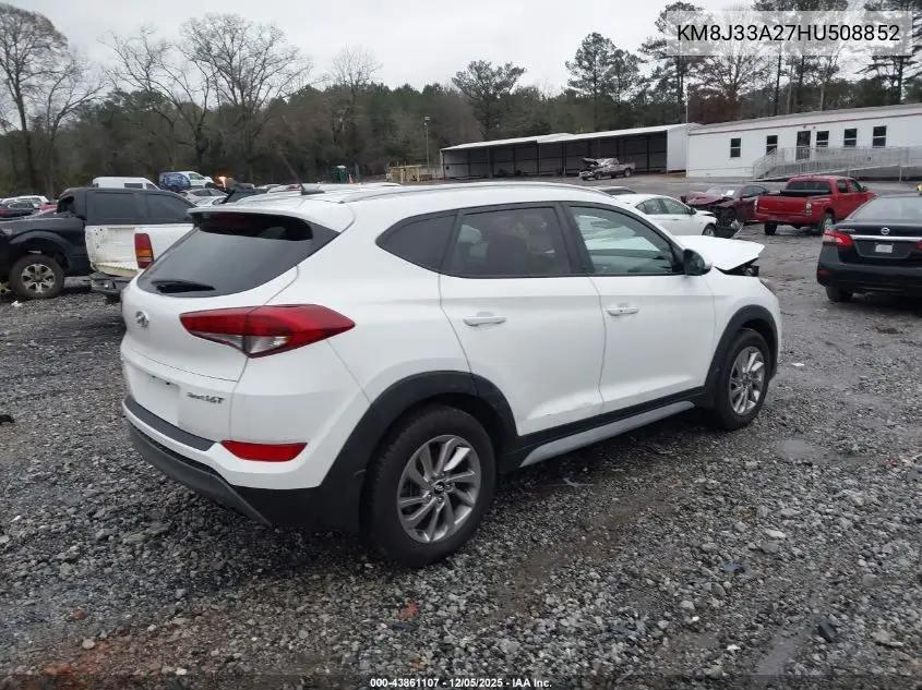 KM8J33A27HU508852 2017 Hyundai Tucson Sport