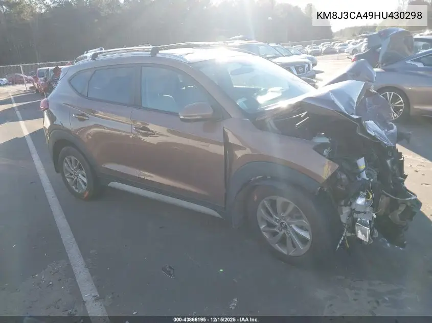 KM8J3CA49HU430298 2017 Hyundai Tucson Se Plus