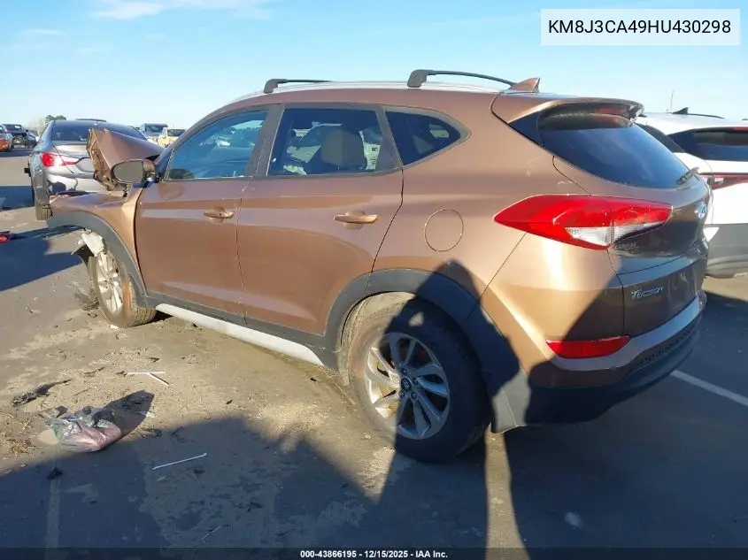 KM8J3CA49HU430298 2017 Hyundai Tucson Se Plus