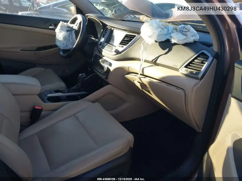 KM8J3CA49HU430298 2017 Hyundai Tucson Se Plus