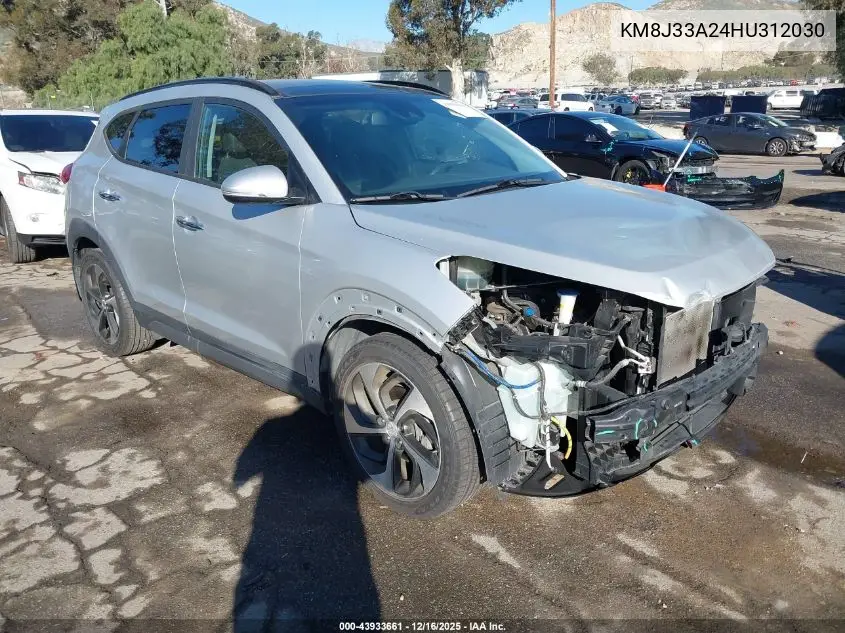 KM8J33A24HU312030 2017 Hyundai Tucson Limited