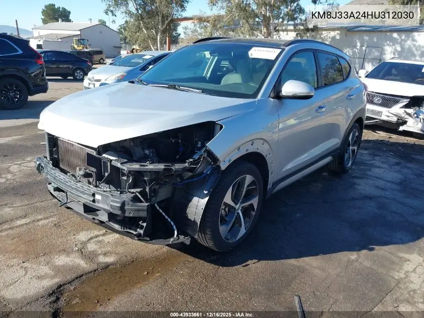KM8J33A24HU312030 2017 Hyundai Tucson Limited