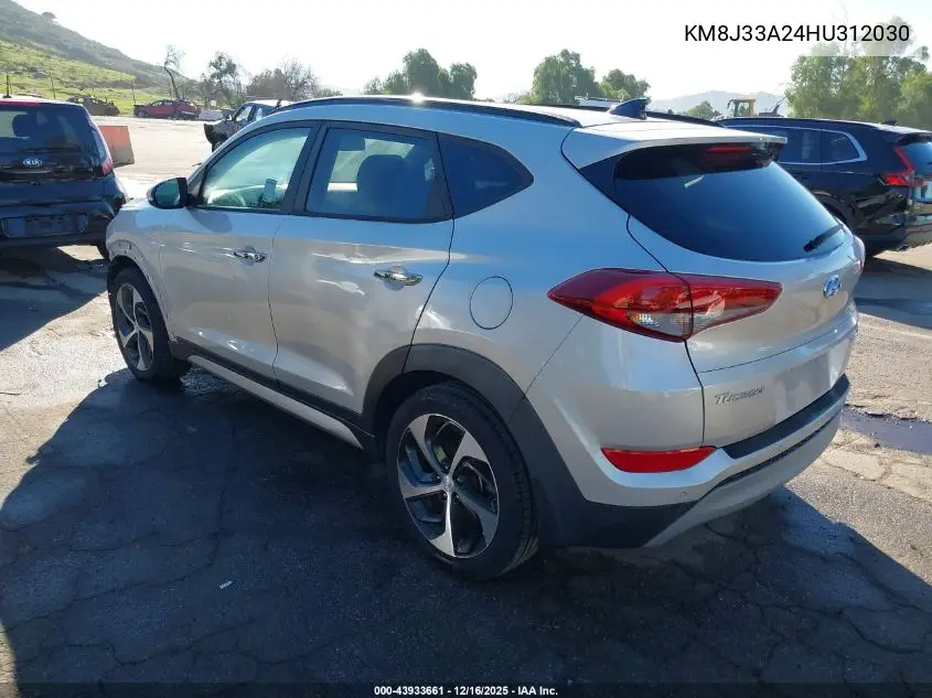KM8J33A24HU312030 2017 Hyundai Tucson Limited