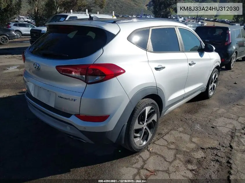 KM8J33A24HU312030 2017 Hyundai Tucson Limited