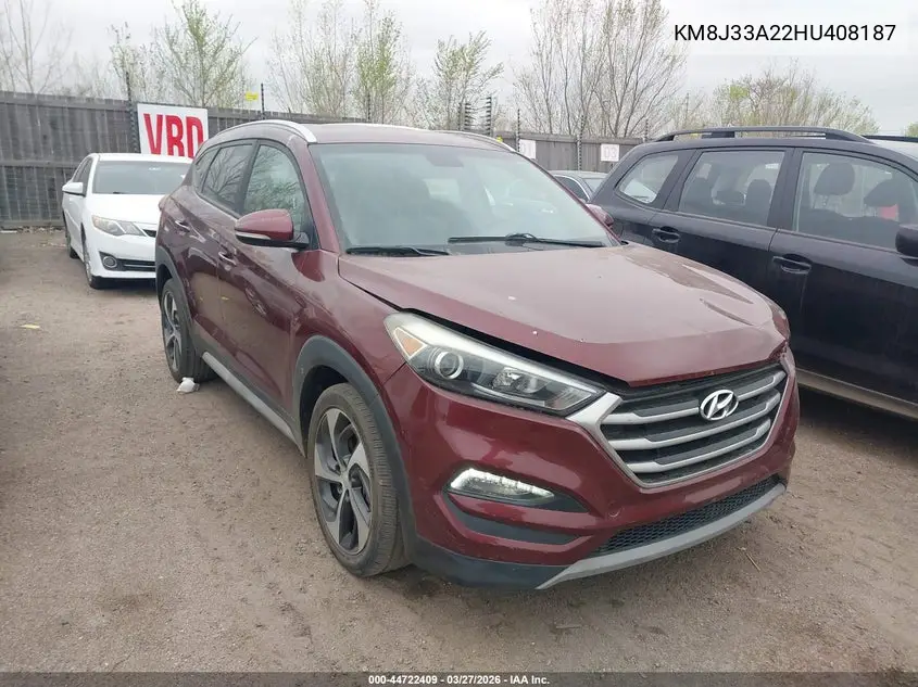 KM8J33A22HU408187 2017 Hyundai Tucson Sport