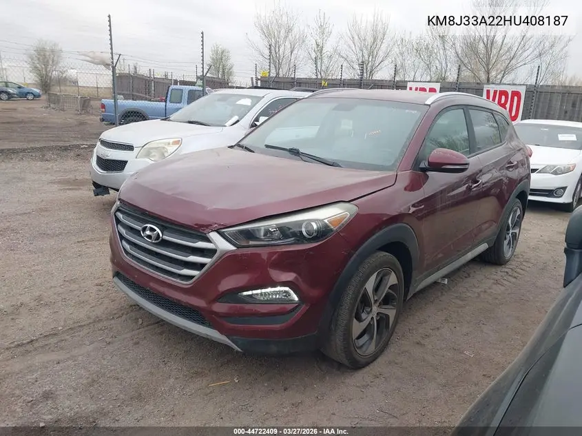 KM8J33A22HU408187 2017 Hyundai Tucson Sport