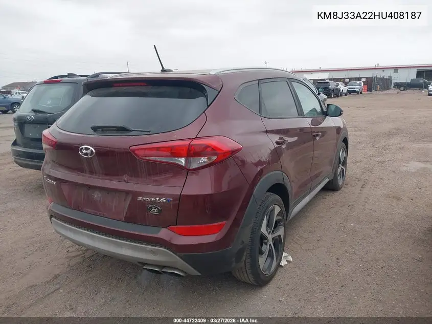 KM8J33A22HU408187 2017 Hyundai Tucson Sport