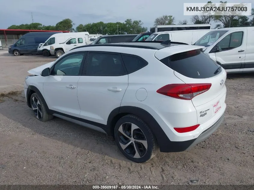 KM8J3CA24JU757003 2018 Hyundai Tucson Value