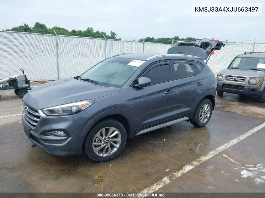 KM8J33A4XJU663497 2018 Hyundai Tucson Sel