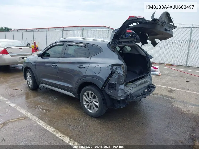 KM8J33A4XJU663497 2018 Hyundai Tucson Sel