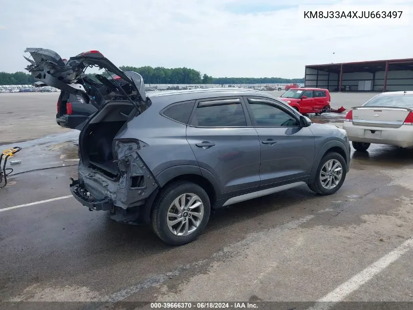 KM8J33A4XJU663497 2018 Hyundai Tucson Sel