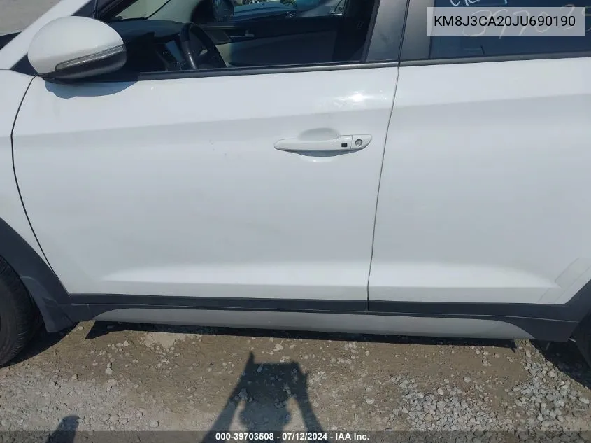 KM8J3CA20JU690190 2018 Hyundai Tucson Value