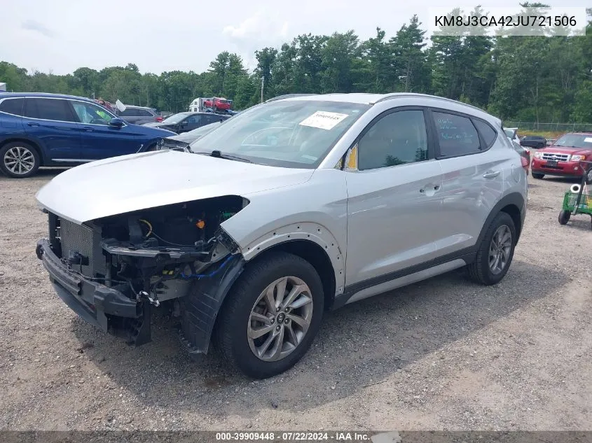 2018 Hyundai Tucson Sel VIN: KM8J3CA42JU721506 Lot: 39909448