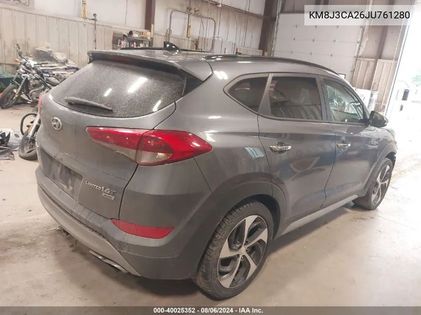 KM8J3CA26JU761280 2018 Hyundai Tucson Limited