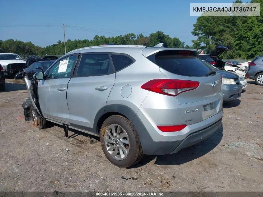 KM8J3CA40JU736747 2018 Hyundai Tucson Sel