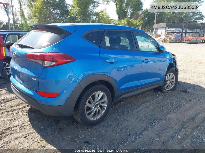 KM8J2CA42JU635034 2018 Hyundai Tucson Se