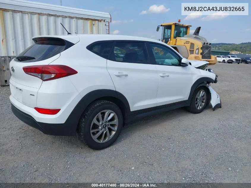 KM8J2CA43JU832665 2018 Hyundai Tucson Se