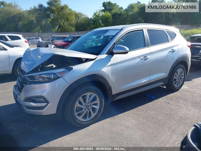 KM8J3CA4XJU763986 2018 Hyundai Tucson Sel