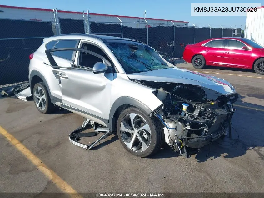 KM8J33A28JU730628 2018 Hyundai Tucson Limited