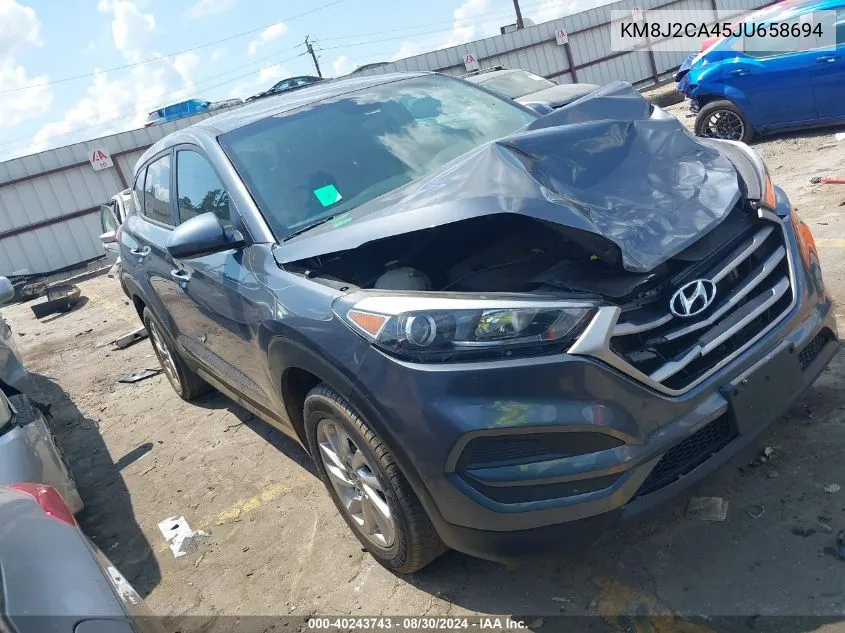 KM8J2CA45JU658694 2018 Hyundai Tucson Se