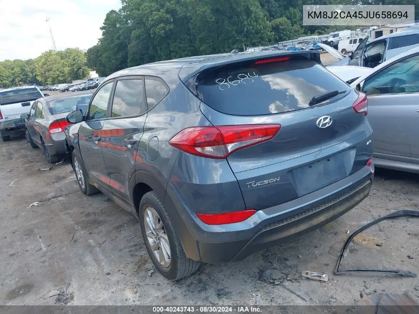 KM8J2CA45JU658694 2018 Hyundai Tucson Se