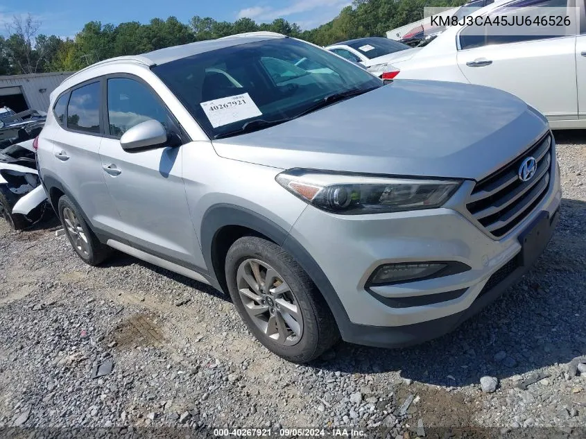 2018 Hyundai Tucson Sel VIN: KM8J3CA45JU646526 Lot: 40267921