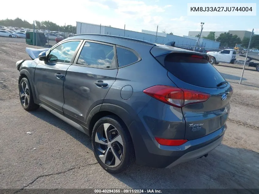 KM8J33A27JU744004 2018 Hyundai Tucson Limited/Sport And Eco/Se