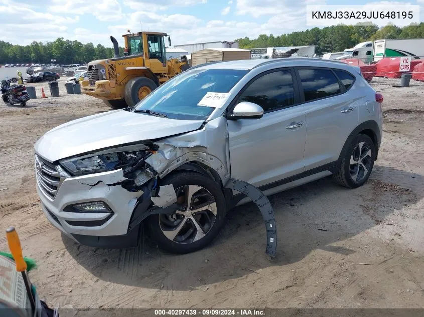 KM8J33A29JU648195 2018 Hyundai Tucson Limited