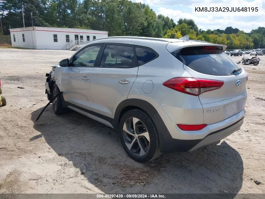 KM8J33A29JU648195 2018 Hyundai Tucson Limited