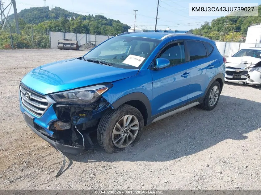 KM8J3CA43JU739027 2018 Hyundai Tucson Sel