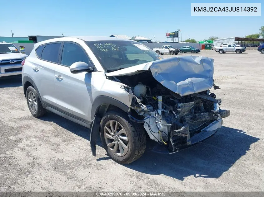 KM8J2CA43JU814392 2018 Hyundai Tucson Se