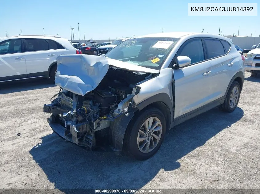 KM8J2CA43JU814392 2018 Hyundai Tucson Se