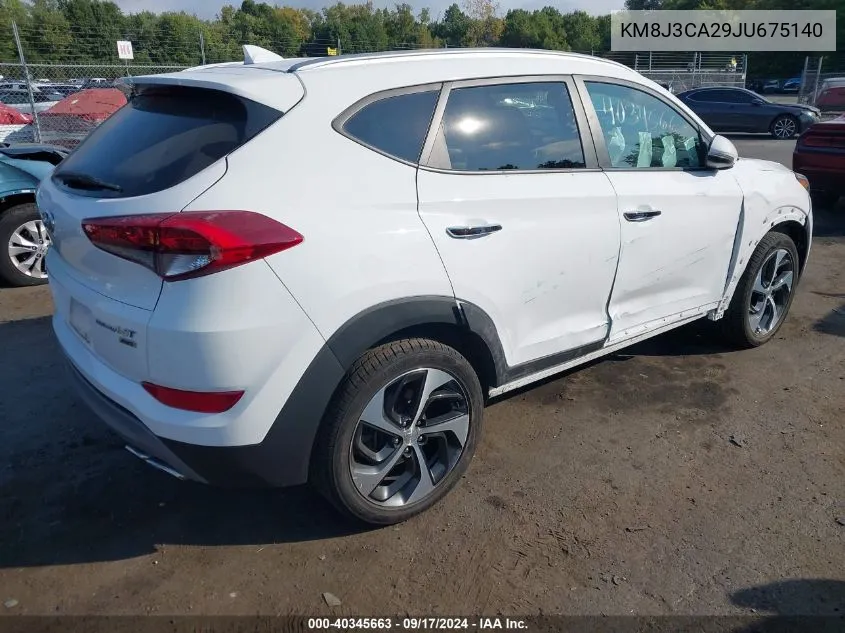 KM8J3CA29JU675140 2018 Hyundai Tucson Limited/Sport And Eco/Se