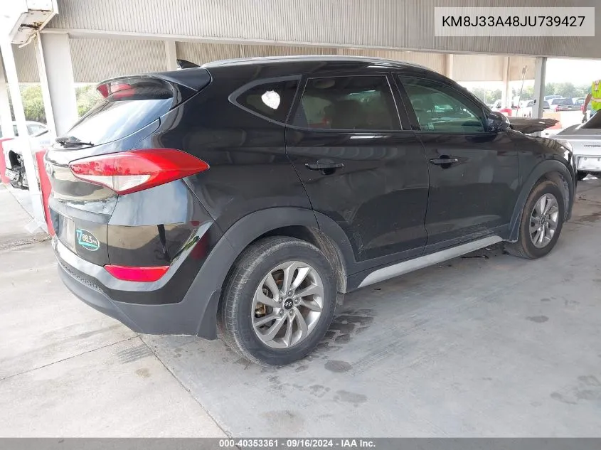 KM8J33A48JU739427 2018 Hyundai Tucson Limited/Sport And Eco/Se