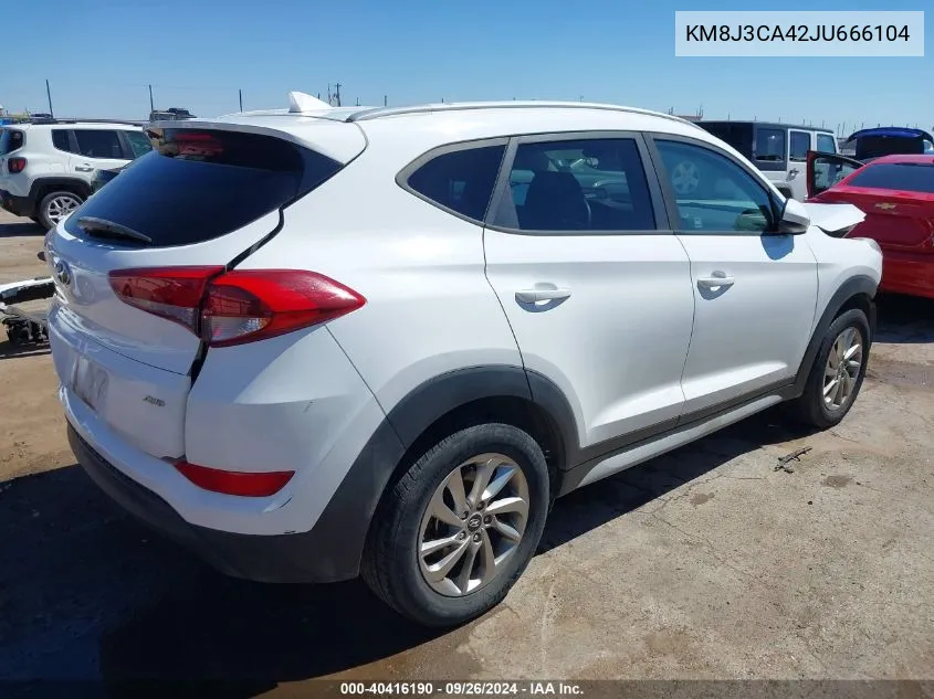 KM8J3CA42JU666104 2018 Hyundai Tucson Sel