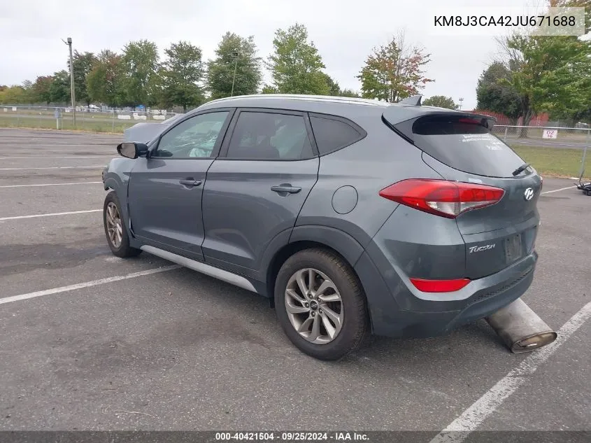 KM8J3CA42JU671688 2018 Hyundai Tucson Sel