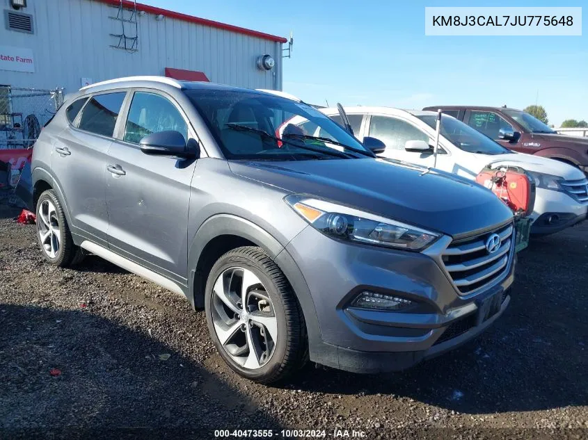 KM8J3CAL7JU775648 2018 Hyundai Tucson Sport