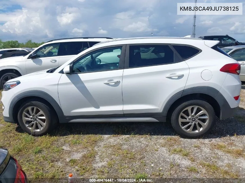 KM8J3CA49JU738125 2018 Hyundai Tucson Limited/Sport And Eco/Se