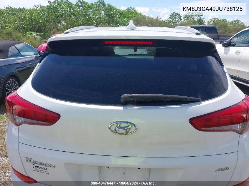 KM8J3CA49JU738125 2018 Hyundai Tucson Limited/Sport And Eco/Se